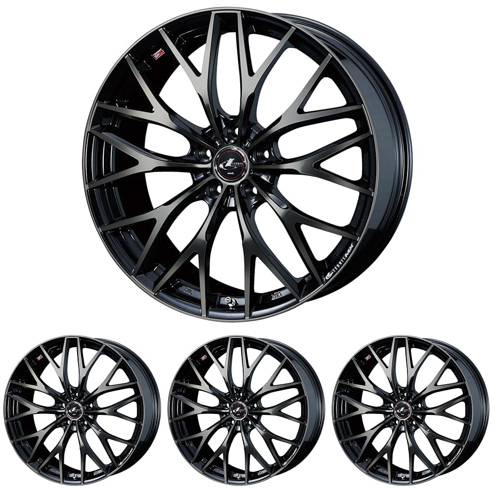 ② レオニスMX 18インチ　7J PCD114.3 2本 Amazon.co.jp: Weds LEONIS MX 18インチ 5H PCD114.3 7.0J +53 PBMC/TI